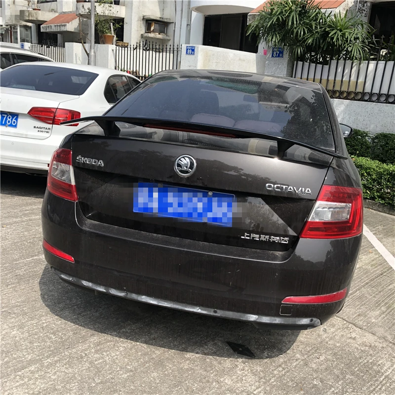 Спойлер для Octavia 2015-2019 Skoda TF высококачественный спойлер из АБС-пластика основной
