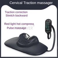 cervical vertebra massager heating cervical curvature repair instrument for neck pain massage pillow neck protector