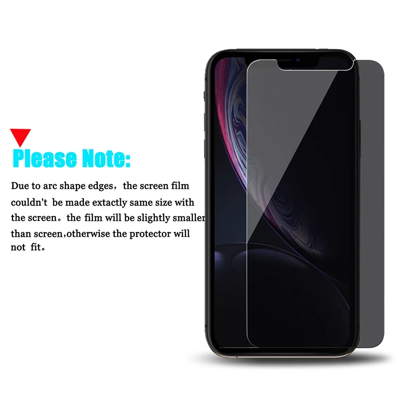 Защитная пленка Magic Тонированного экрана для iPone X XR XS Max закаленное стекло 9H с