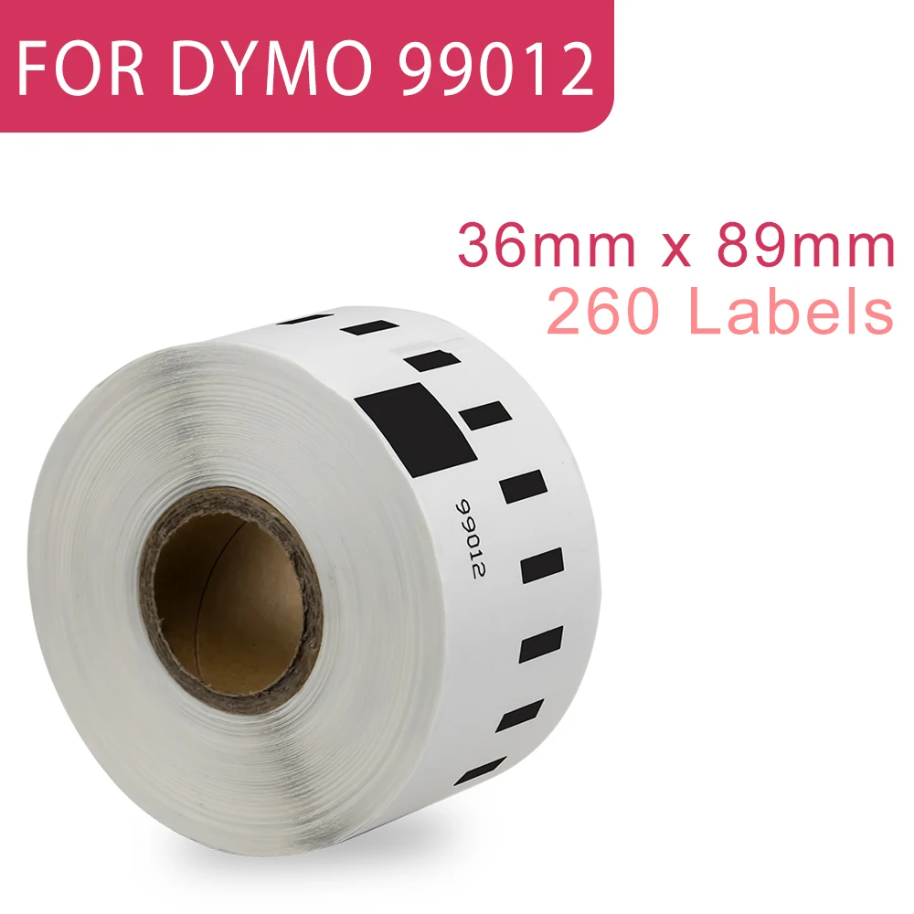 99012 термобумажная наклейка 36 мм * 89 для Dymo LabelWriter рулон этикеток DYMO 450 Turbo |