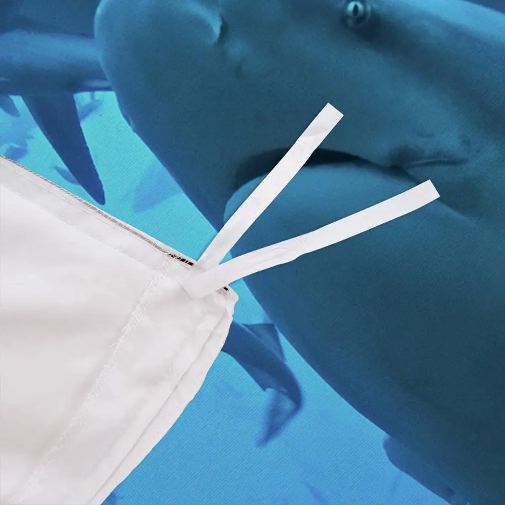 Wongs постельное белье 3D Акула Комплект постельного белья пододеяльник с