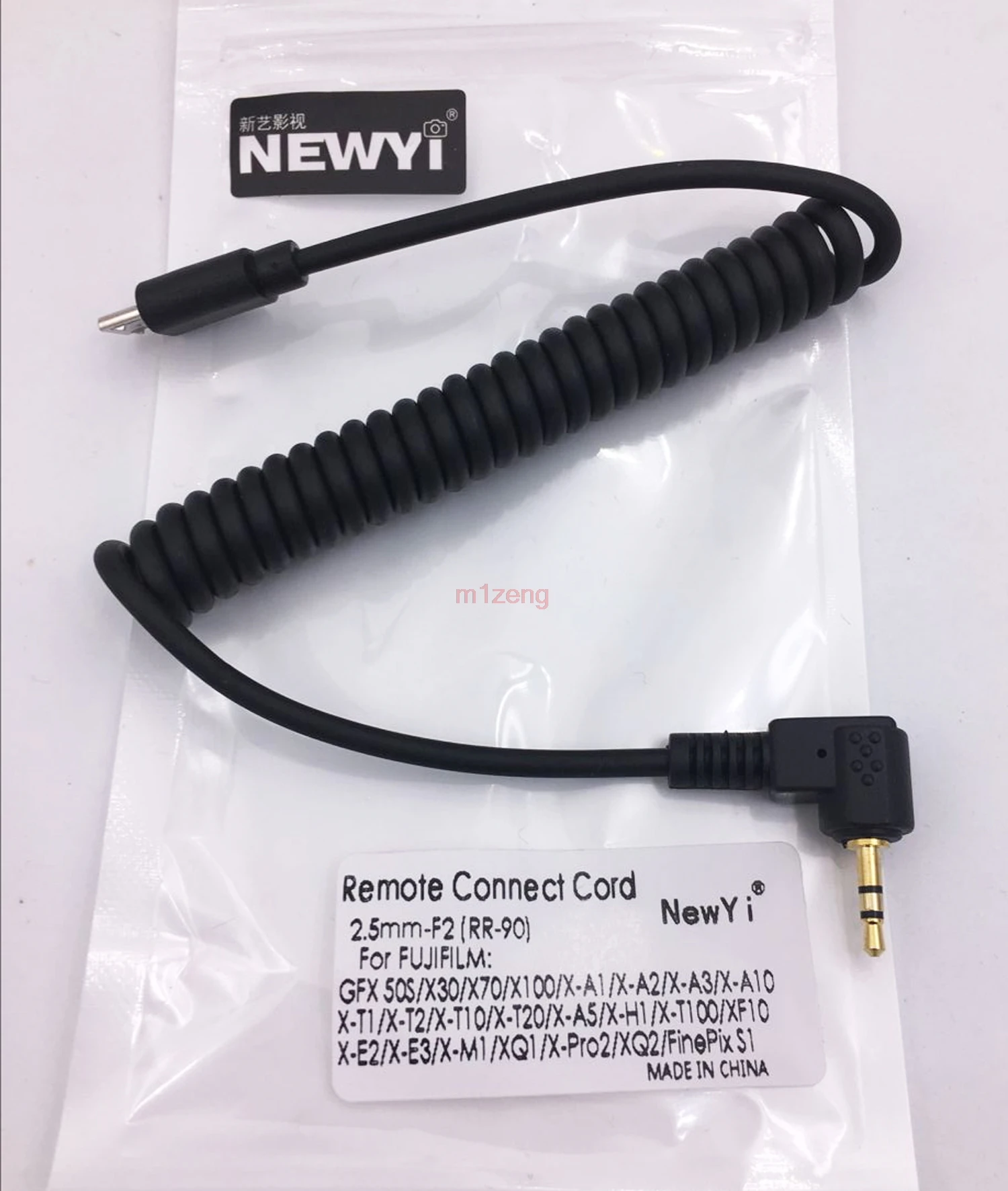 

2.5/3.5mm-RR-90 Shutter Release Connecting cable cord for fujifilm Fuji XA1/2/3 XE2 XT2 XT20 XT1 XT10 x70 x100 xh1 xm1 camera