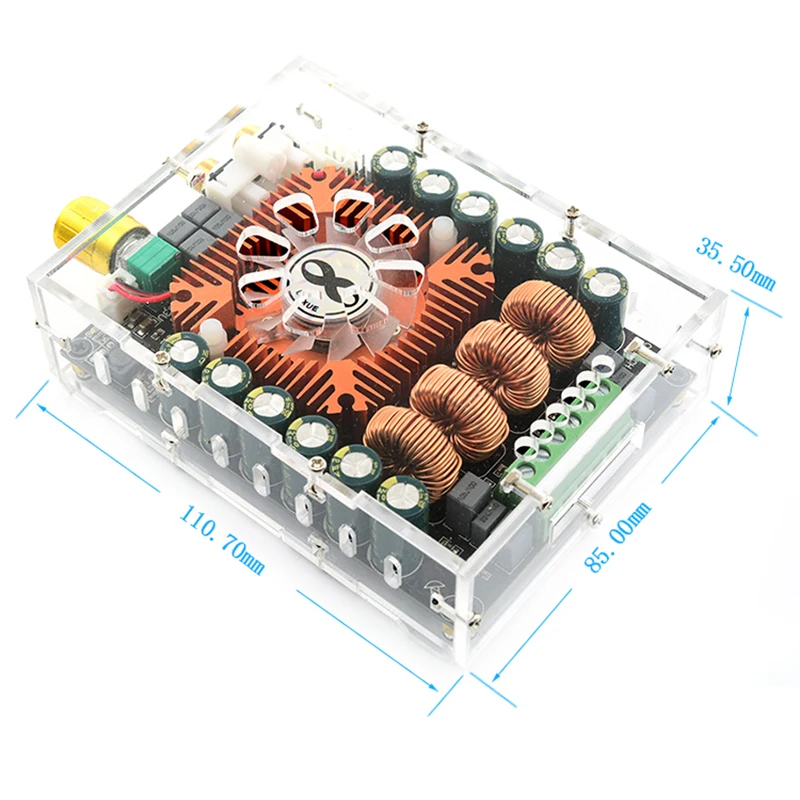 CIRMECH TDA7498E high power digital amplifier board 2.0 HIFI stereo 160W*2 support BTL220W DC12V-36V | Автомобили и мотоциклы