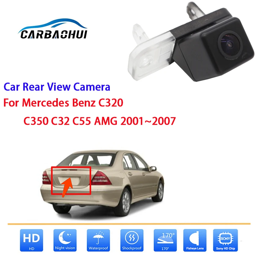 

Car Rear View Camera For Mercedes Benz C320 C350 C32 C55 AMG 2001~2007 HD Night Vision Reversing Parking Camera high quality