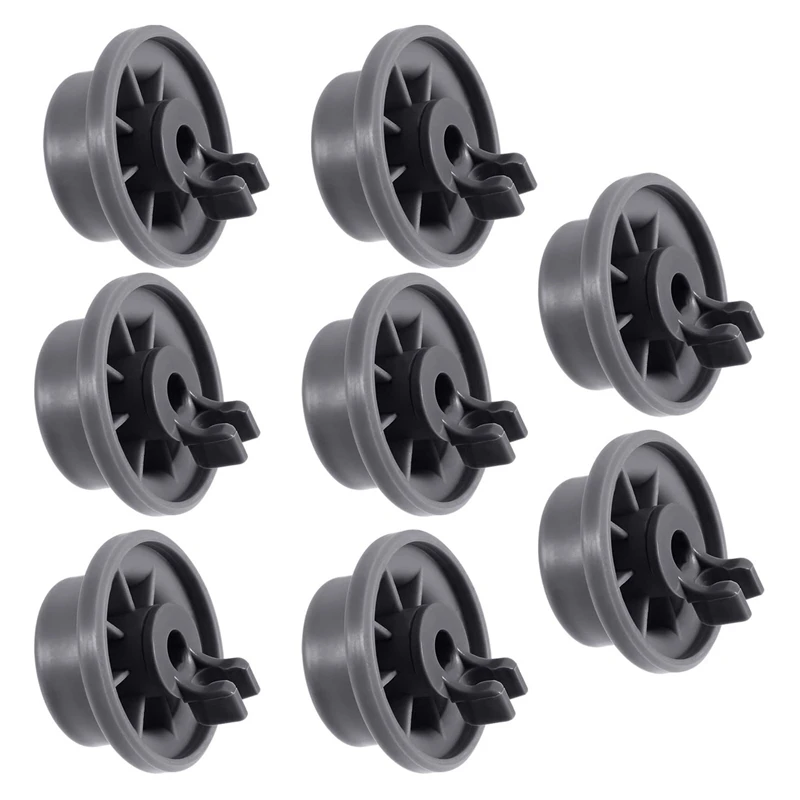 

8Pcs Dishwasher Wheel Durable 165314 Dishwasher Lower Rack Wheel Replacement Fit for Whirlpool and Kenmore Dishwasher