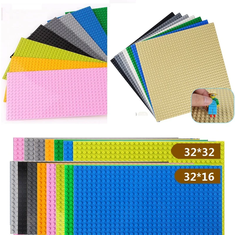 Базовая пластина двухсторонняя 32*32 точки 16X32 опорные плиты DIY строительные блоки