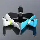 Креативный USB вентилятор, гибкий портативный мини вентилятор и Светодиодная лампа USB для смартфонов, внешний аккумулятор и ноутбук, летний гаджет