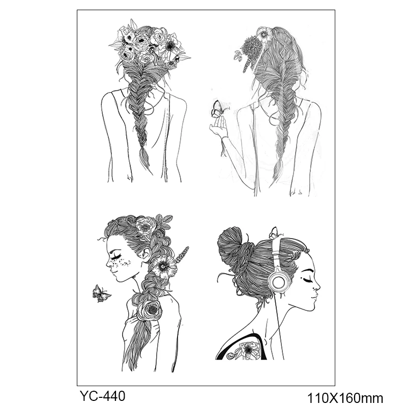 

11 Beautiful Young Girls Clear Stamps Scrapbooking Crafts Decorate Photo Album Embossing Cards Making Clear Stamps New