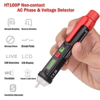 electrical tester voltage indicator non contact ac voltage detector tester pen right left normal reverse rotation pencil ht100p