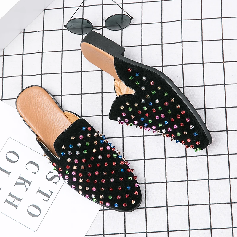 Туфли мужские с шипами Нескользящие классические для вечерние Ринок и клубов