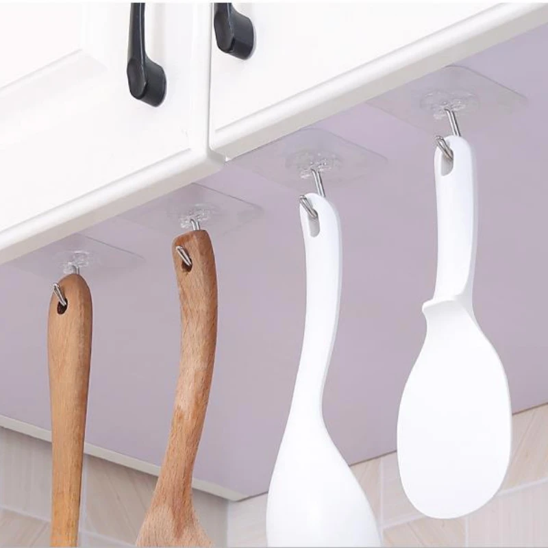 

Seamless Hook Free Punching Sticky Hooks Strong Viscose Hook Attached To The Walls Hanging Load-bearing Hooks Home Tool Products