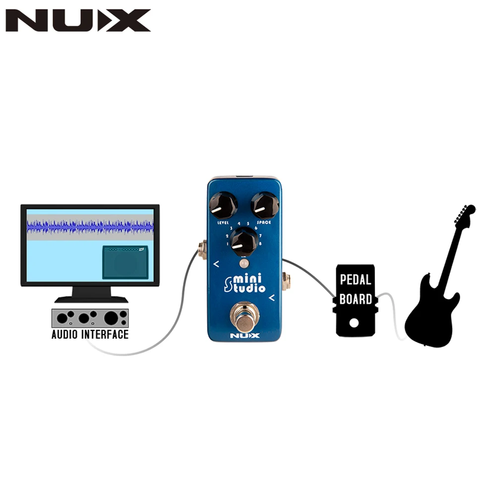 NUX NSS 3 Studio Pedal Impulse Response IR Loader с 8 динамиками модель шкафа аксессуары для гитары