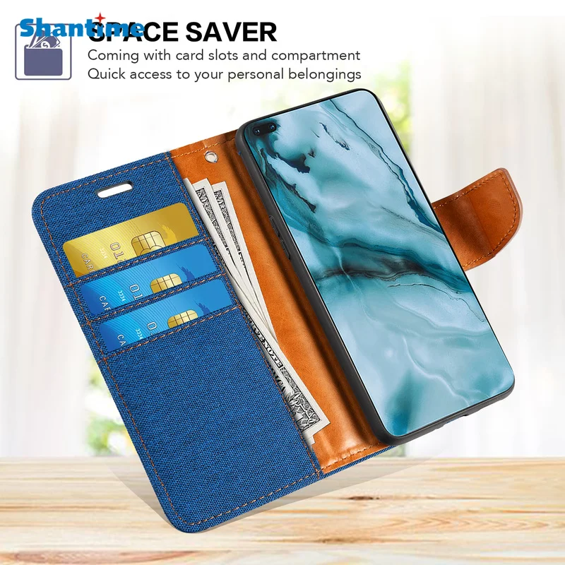 Buy Oxford Leather Wallet Case For Sharp Aquos S3 With Soft TPU Back Cover Magnet Flip High on