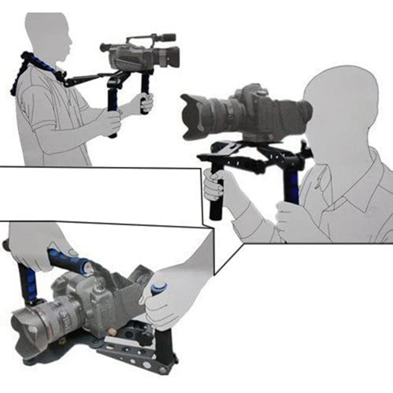 

Portable DSLR Rig Shoulder Mount Rig Stabilizer for Canon/Sony/Nikon DSLR Cameras and Camcorders