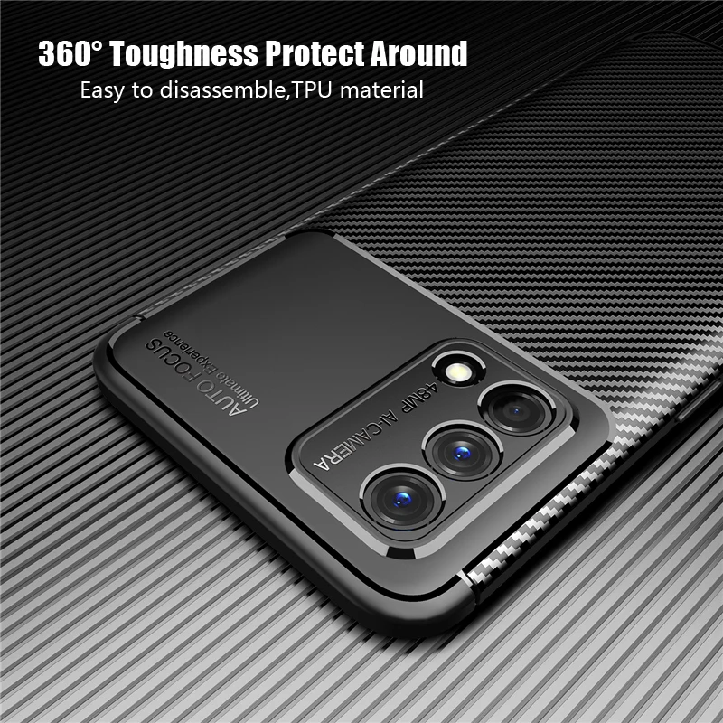 Высококачественный защитный чехол для Oppo F19 Чехол противоударный бампер