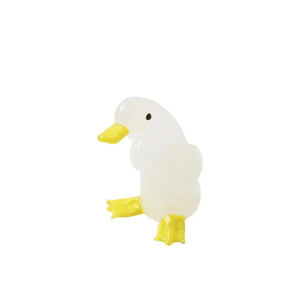 

Goose Model High Simulation Desktop Decoration Fairy Garden Ornaments Glass Artificial Mini Swan Ornaments for Gifts Home Decor