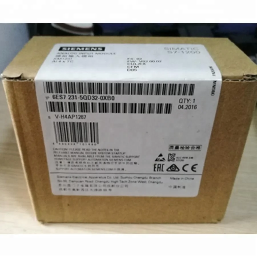 

6ES7231-5QD32-0XB0 S7-1200, SM 1231 TC, 4 AI ANALOG INPUT