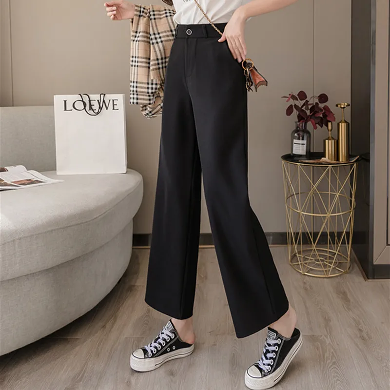 

Sweatpants Women Clothes Pants Streetwear 2021 Summer Fashion Korean Style Wide Leg Harajuku Baggy Black High Waisted Vintage