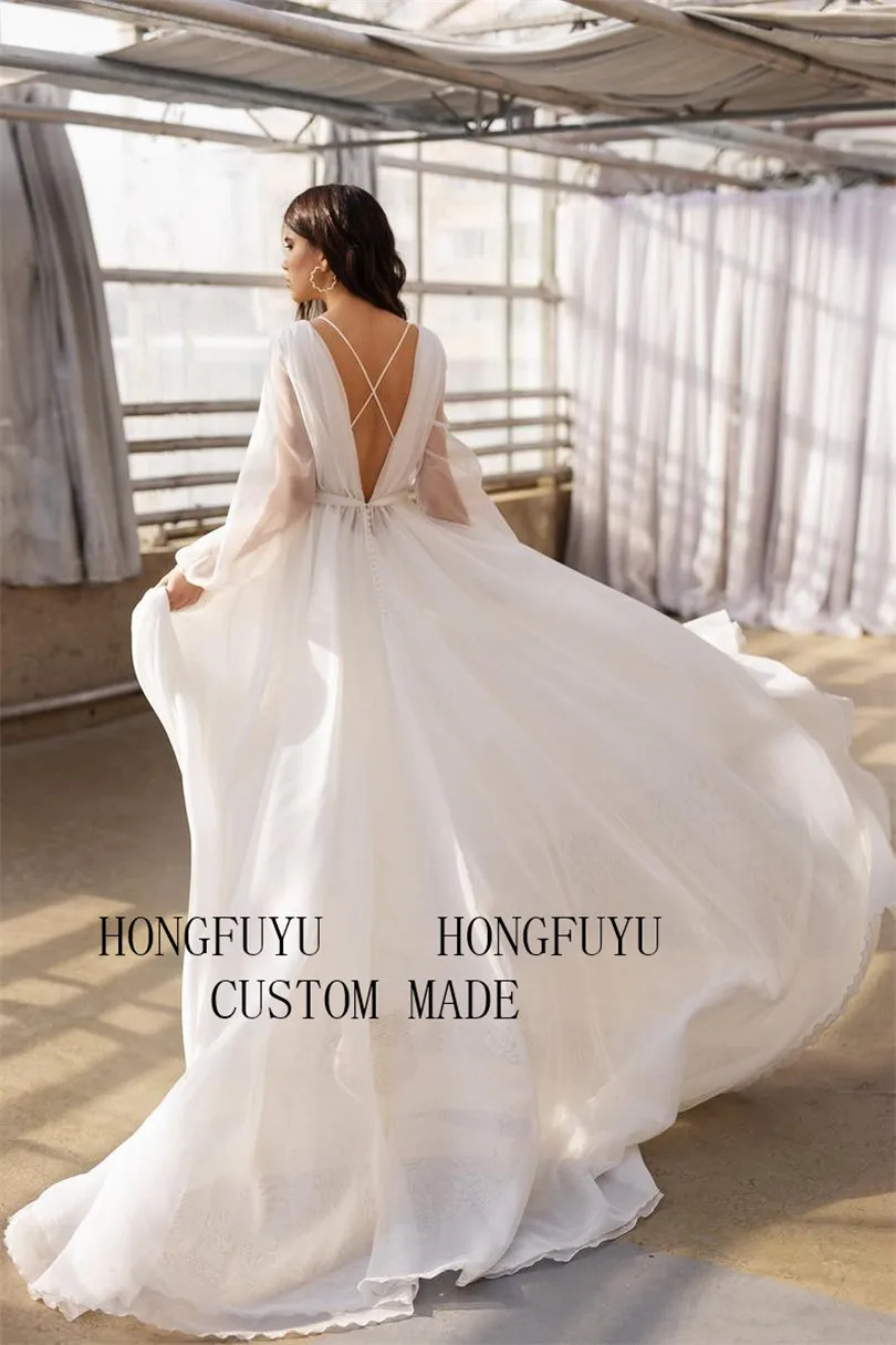 

платье на выпускной Full Long Sleeves Evening Dress 2021 V-Neck Formal Party Gown