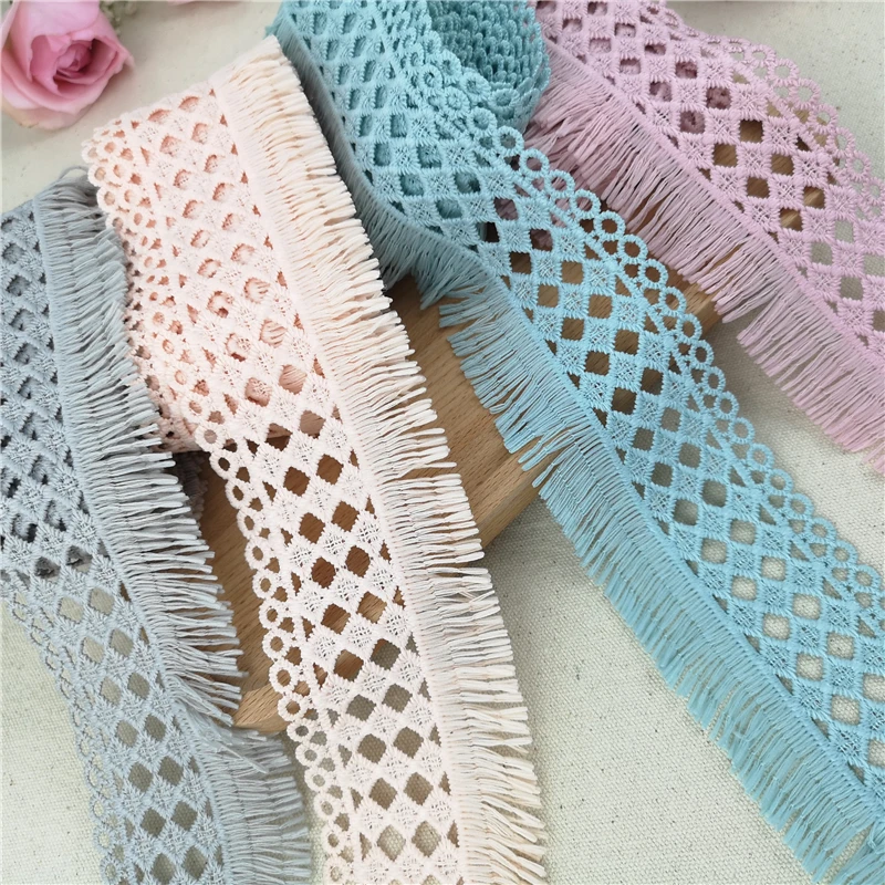 3 метра цена Новинка 6 см широкий синий полиэстер водорастворимый молочный шелк