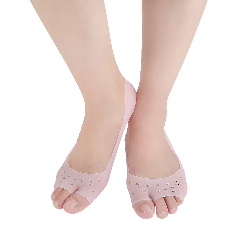 Пара силиконовых носков для ухода за ногами носки с разрезом ног увлажняющий