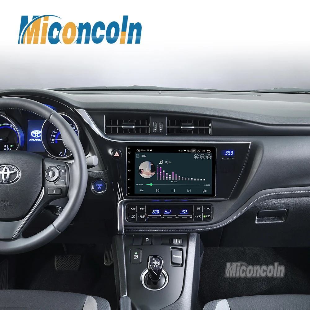 PX30 32G Android 9.0Car dvd-плеер для Защитные чехлы сидений сшитые специально Toyota Corolla Auris