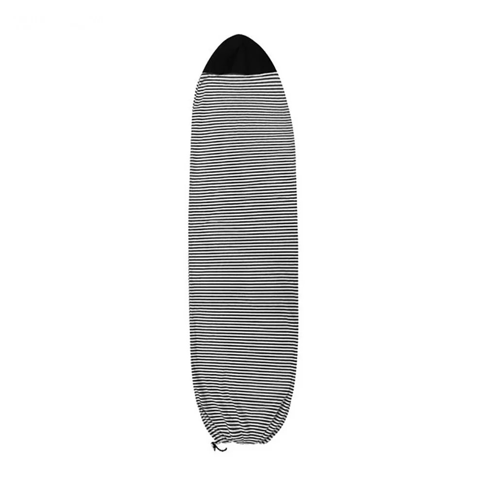 

Drawstring Surfboard Socks Stretch Sunproof Protective Bag Storage Case Cover Dustproof Portable Stripes Surfing Sports Water