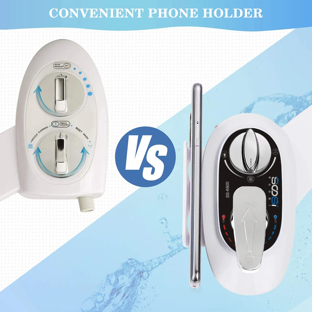 Неэлектрическое ультратонкое сиденье для унитаза распылитель биде спринклер