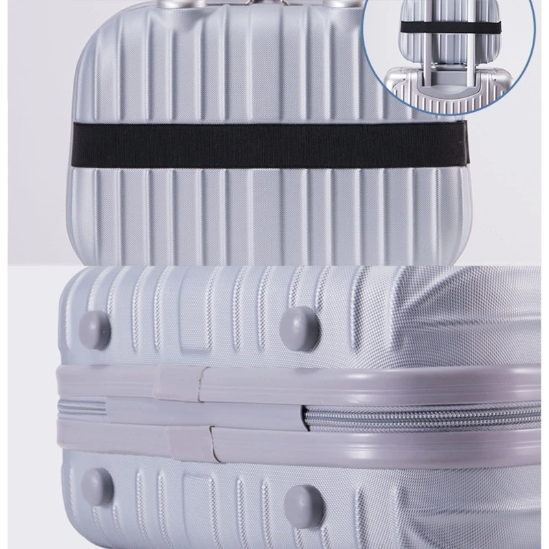 

14in Cosmetic Case Luggage Small Travel Portable Pouch Carrying Box Suitcase for Makeup J60D