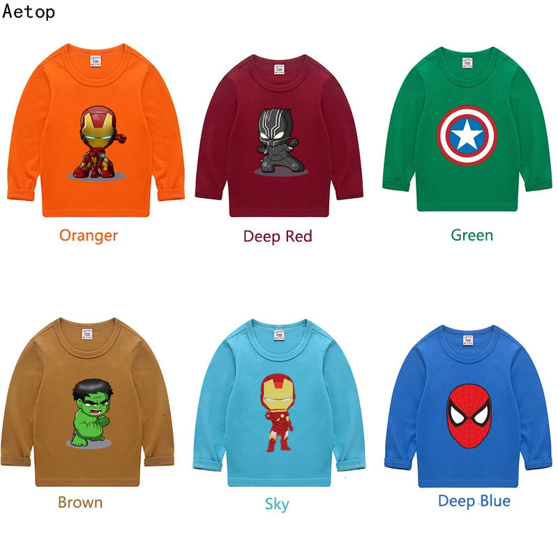 Железный человек Лидер команды летние топы с круглым вырезом для мальчиков и