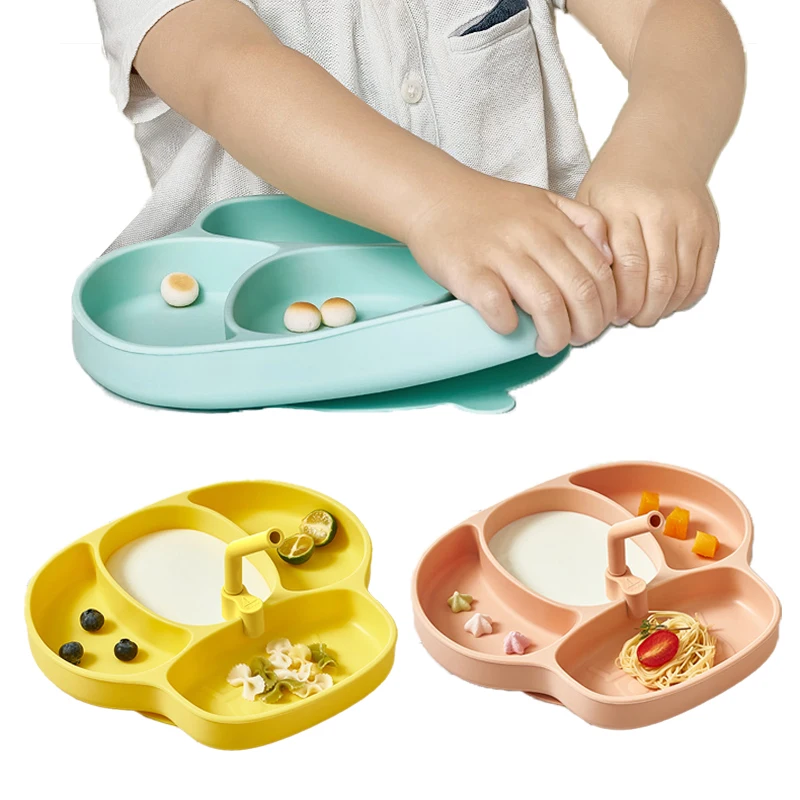 

Набор детской силиконовой посуды, присоски для воздушных шаров, не содержит бисфенола