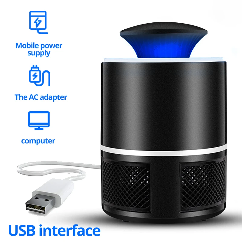 Отпугиватель комаров WAKYME USB лампа для уничтожения насекомых УФ светильник