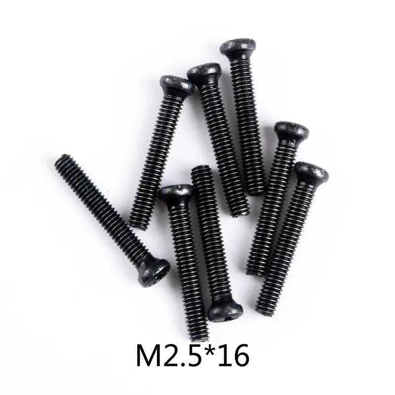 0105 Wltoys 12428 RC автомобиль запасные части саморезы с полукруглой потайной головкой Винты с плоской головкой и крестообразным шлицем половина штифт M2 M2.3 M2.5 M3 M4 винты для RC автомобиль - Цвет: 0105