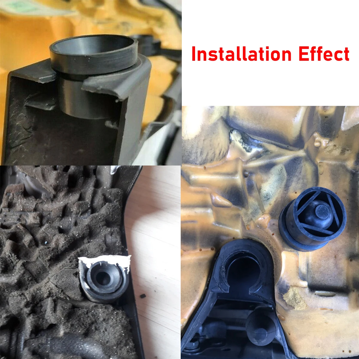 4Pcs Engine Cover Grommet Rubber Buffer Bumper Pad Mounting Stop Jounce Bush Protective For Audi VW Polo Passat CC Touareg Skoda |
