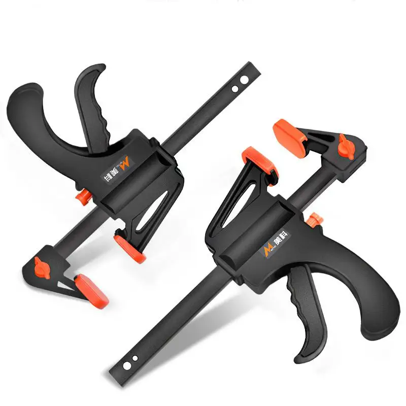 F образный зажим рабочий стержень гаджет сделай сам Ручной пресс быстросъемный с