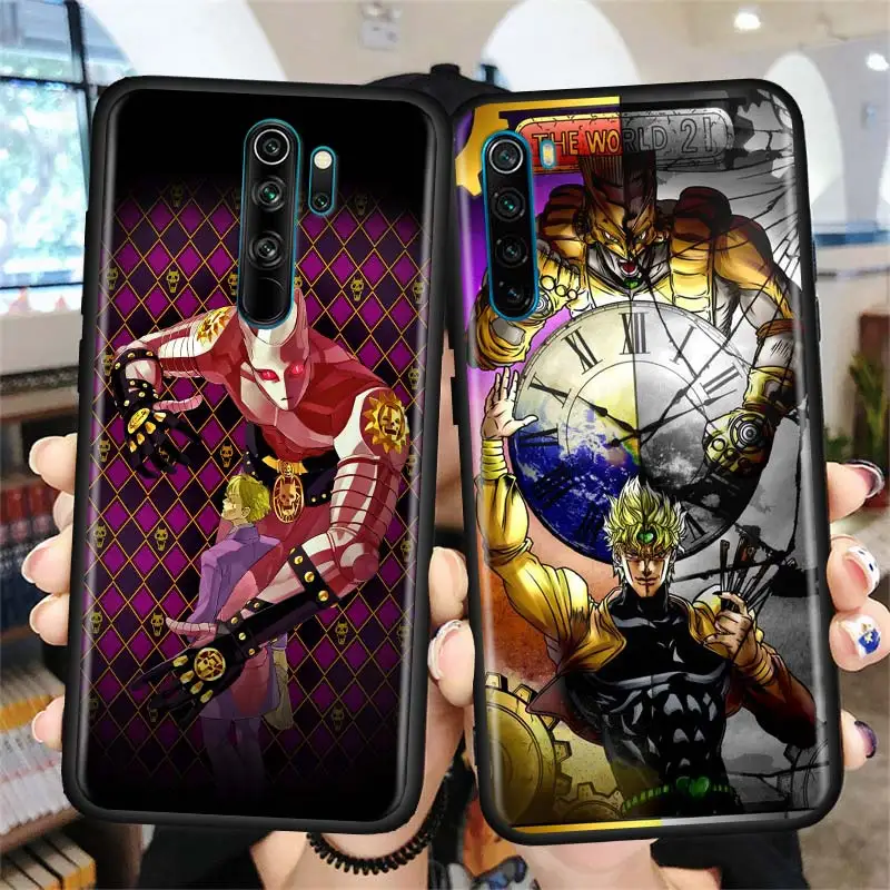 Cover for Xiaomi Redmi Note 9 9s 8T 8 Pro 7 Case for REDMI 8A 9A 9C 9T 9i Power Silicone Capa Soft Back Anime JoJo Killer Queen