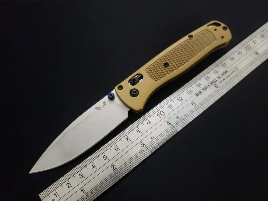 Цвет: желтый Gryan Store BM535 складные ножи S30v лезвие алюминиевая ручка Открытый Тактический Кемпинг выживания карманный нож универсальный EDC инструменты - Цвет: Цвет: желтый