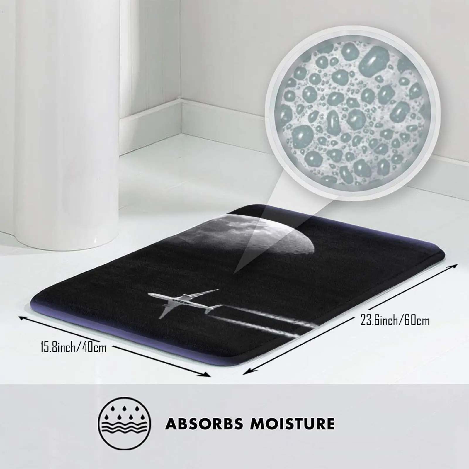 Коврик Moon Pass коврик подушка A350 луна конденсат flylast вечеринка авиация полулуна