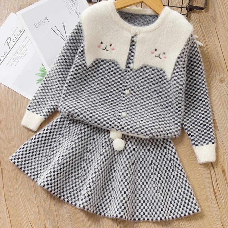 Платье для девочек Bear Leader новое зимнее платье принцессы милые клетчатые платья