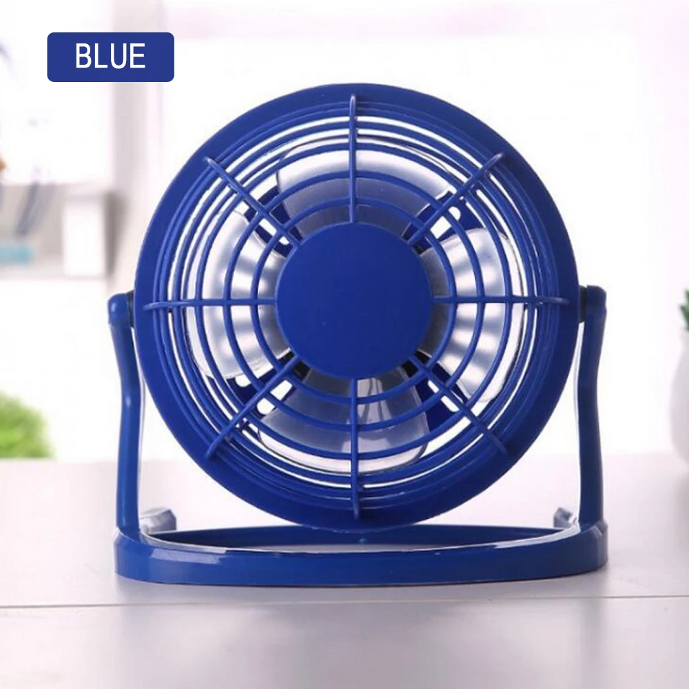 

Portable USB Mini Fan Small Desk 4 Blades Cooler Cooling Fan DC 5V Operation Super Mute Silent PC Laptop Notebook usb gadget Fan