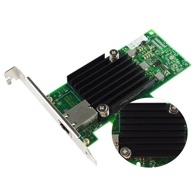 Сетевая карта 10 Гб PCI E NIC с чипом Intel ELX550AT одним портом RJ45 адаптером Express Ethernet LAN