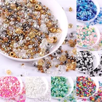 mixed 1 5 4mm glass beads colorful round spacer seedbeads for diy jewelry making necklace bracelet embroidery accessories 1000pc