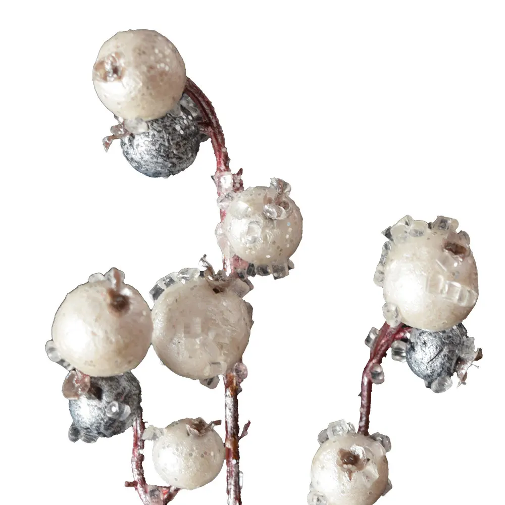 Искусственные цветы ветка для Рождественского украшения Рождественская ягода