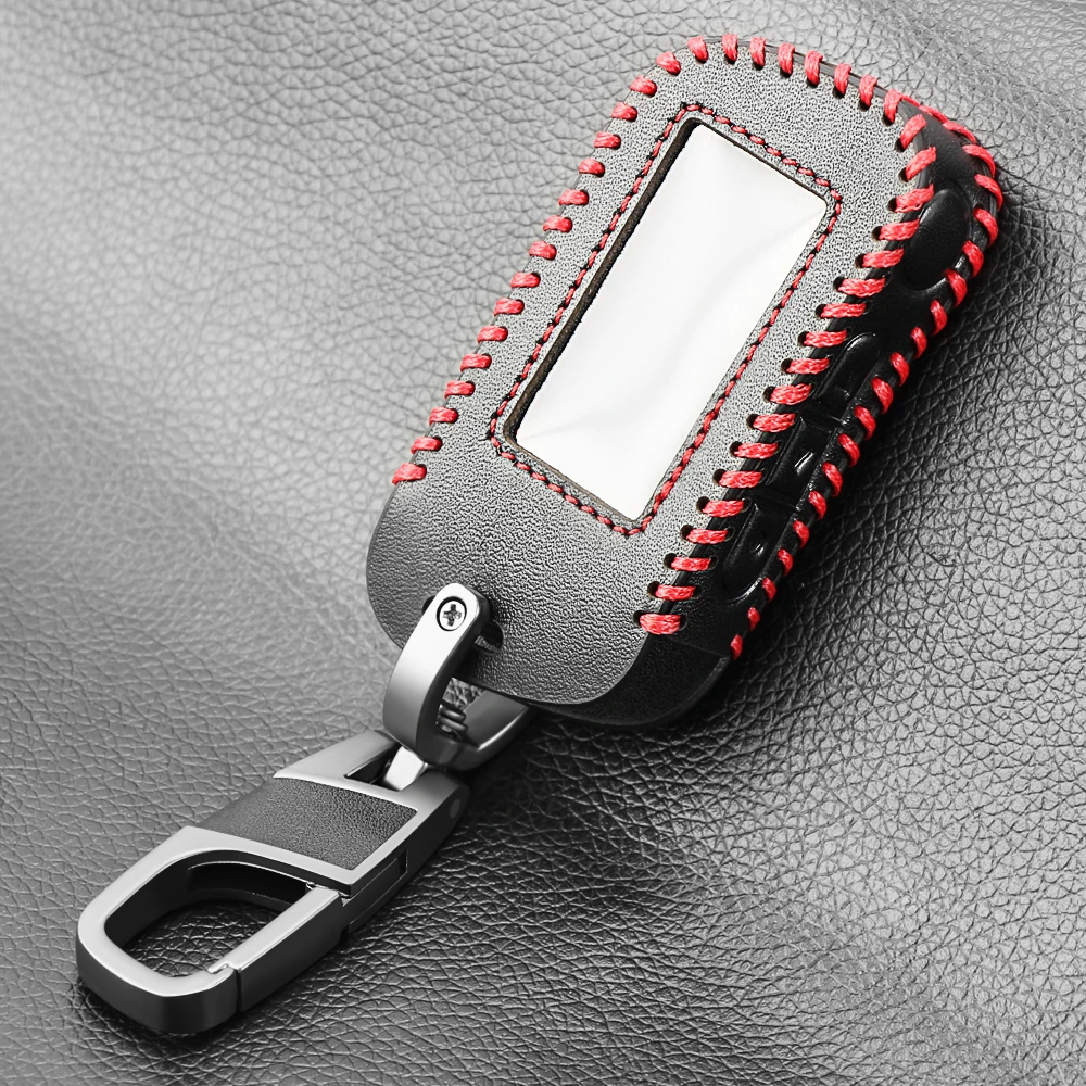 Чехол для автомобильного ключа из натуральной кожи Starline A93 A63 A36 A39 A66 A96