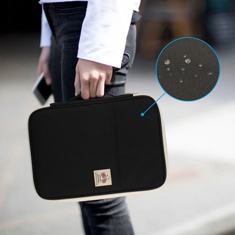 Многофункциональная водонепроницаемая сумка для хранения документов деловой