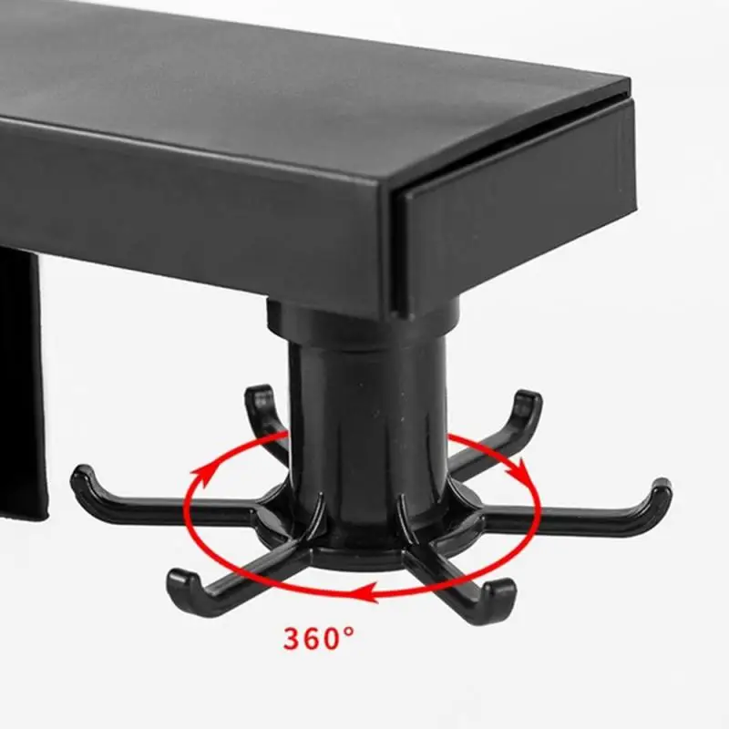 Кухонные крючки без перфорации с поворотом на 360 градусов пластиковый держатель