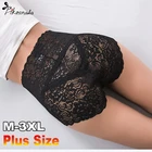 Сексуальное женское белье черный эротические кружевное платье с цветочным рисунком, нижнее белье трусы и тонкой подошвой с пробелом, бразильские бесшовные трусики нижнее белье размера плюс