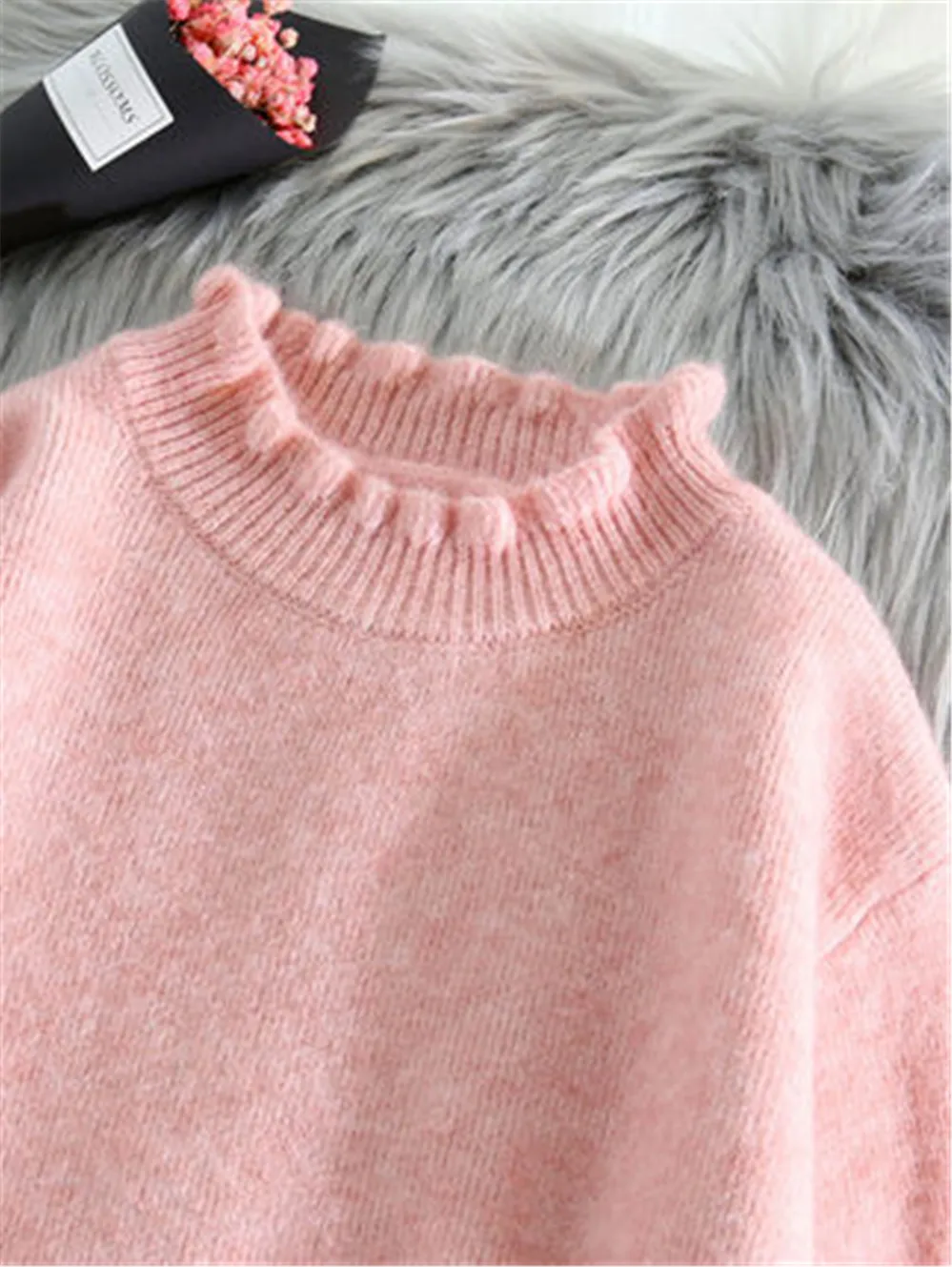 

New Knitted Sweater Dress Sweater Women Korean Version Over The Knee Autumn and Winter Sweater for Women