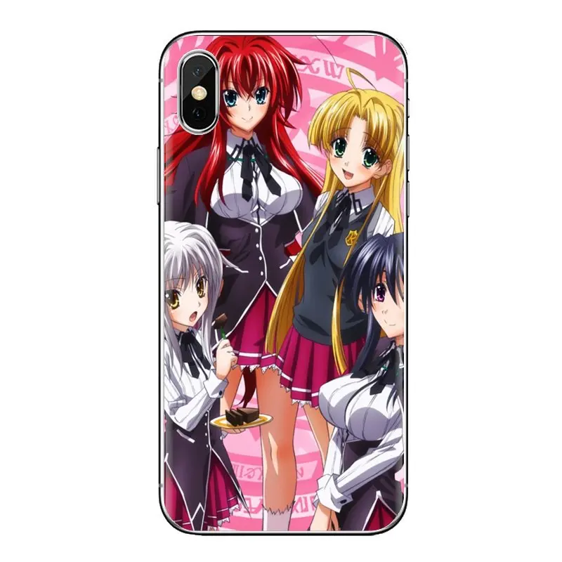 Высокая школа DXD Akeno Риас Gremory для Xiaomi Redmi 4A S2 Note 3 3S 4 4X5 6plus 7 6A Pro Pocophone F1 прозрачный
