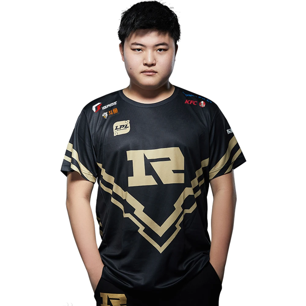 

RNG Esport Team Jerseys Customized Name Uzi Ming Xiaohu Karsa T Shirts Top Quality LOL LPL Uniform Fan Men Women Tee Shirt Homme